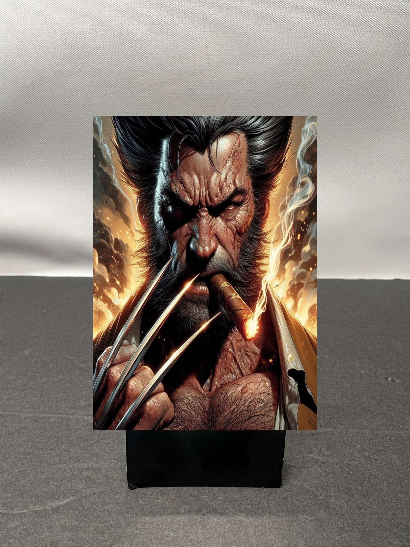 Wolverine Super Hero Custom Fan Art Trading Card c1089