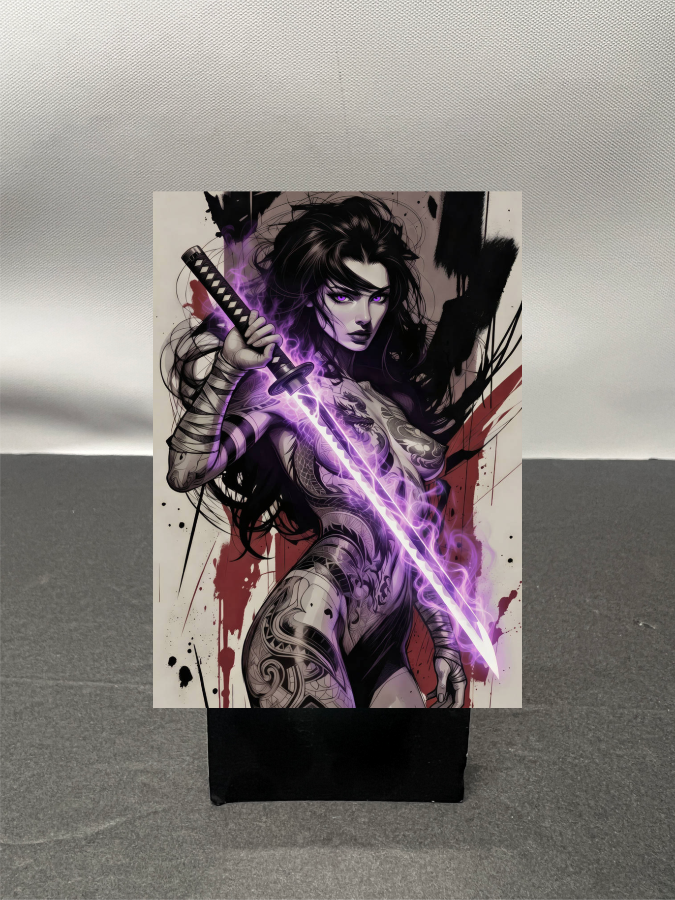 Psylocke Super Hero Custom Fan Art Trading Card c1109