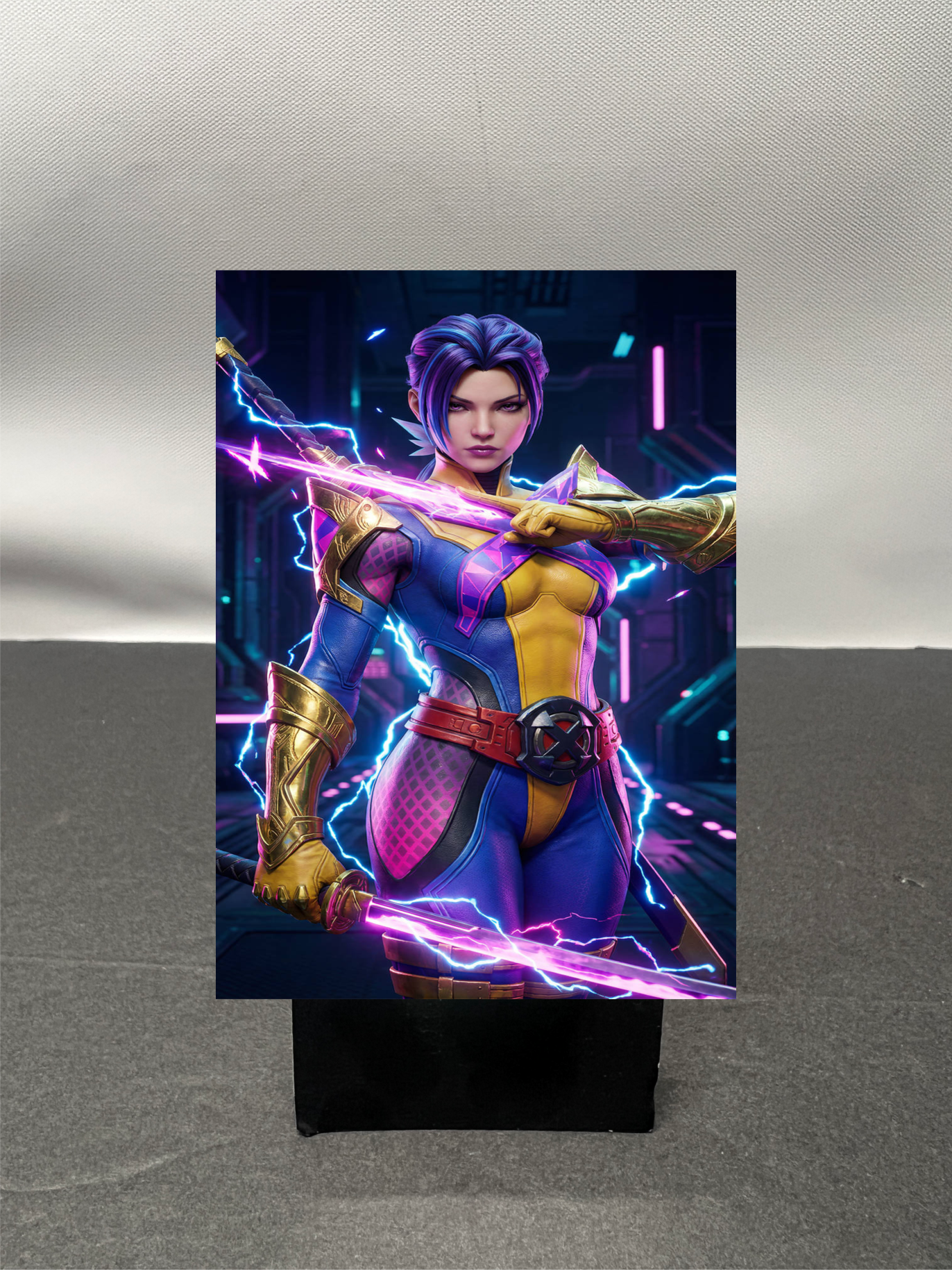 Psylocke Super Hero Custom Fan Art Trading Card c1110
