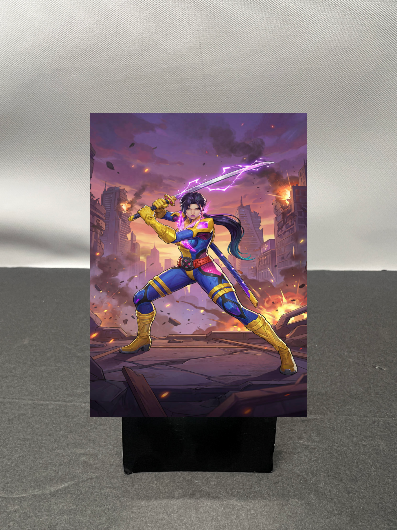 Psylocke Super Hero Custom Fan Art Trading Card c1111