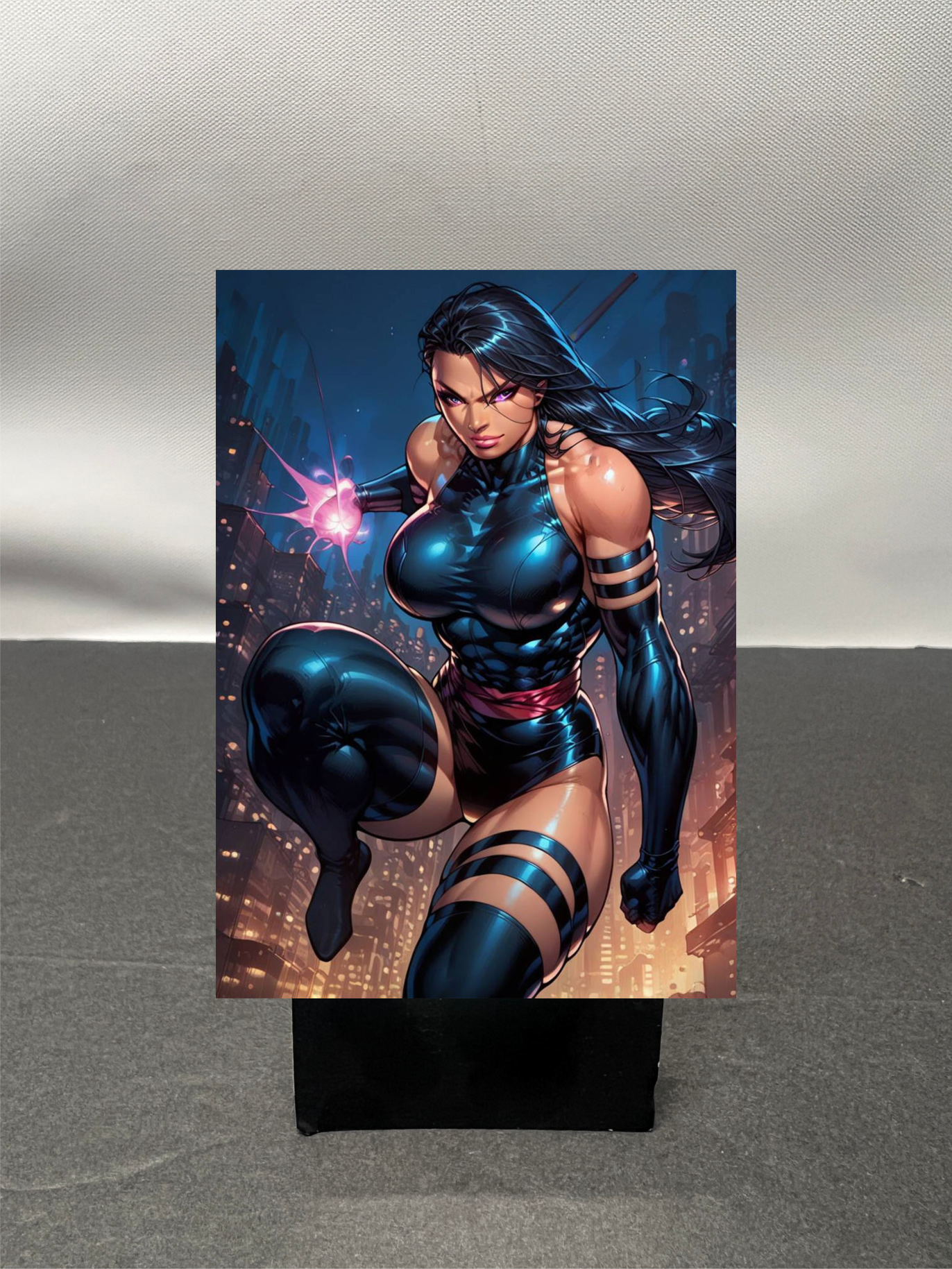 Psylocke Super Hero Custom Fan Art Trading Card c1113