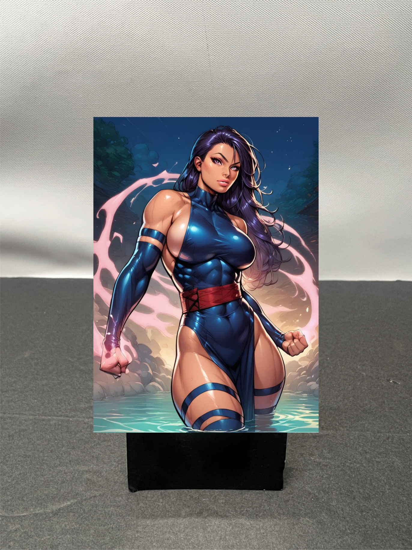Psylocke Super Hero Custom Fan Art Trading Card c1115