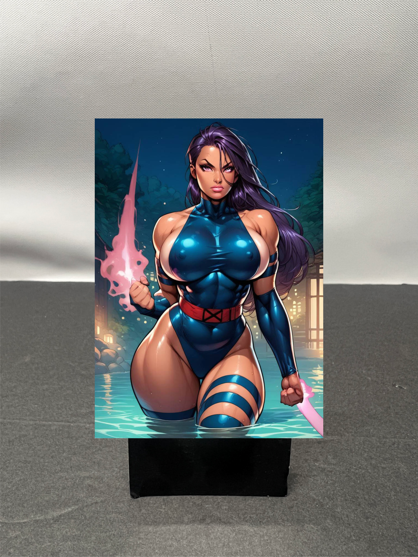 Psylocke Super Hero Custom Fan Art Trading Card c1116