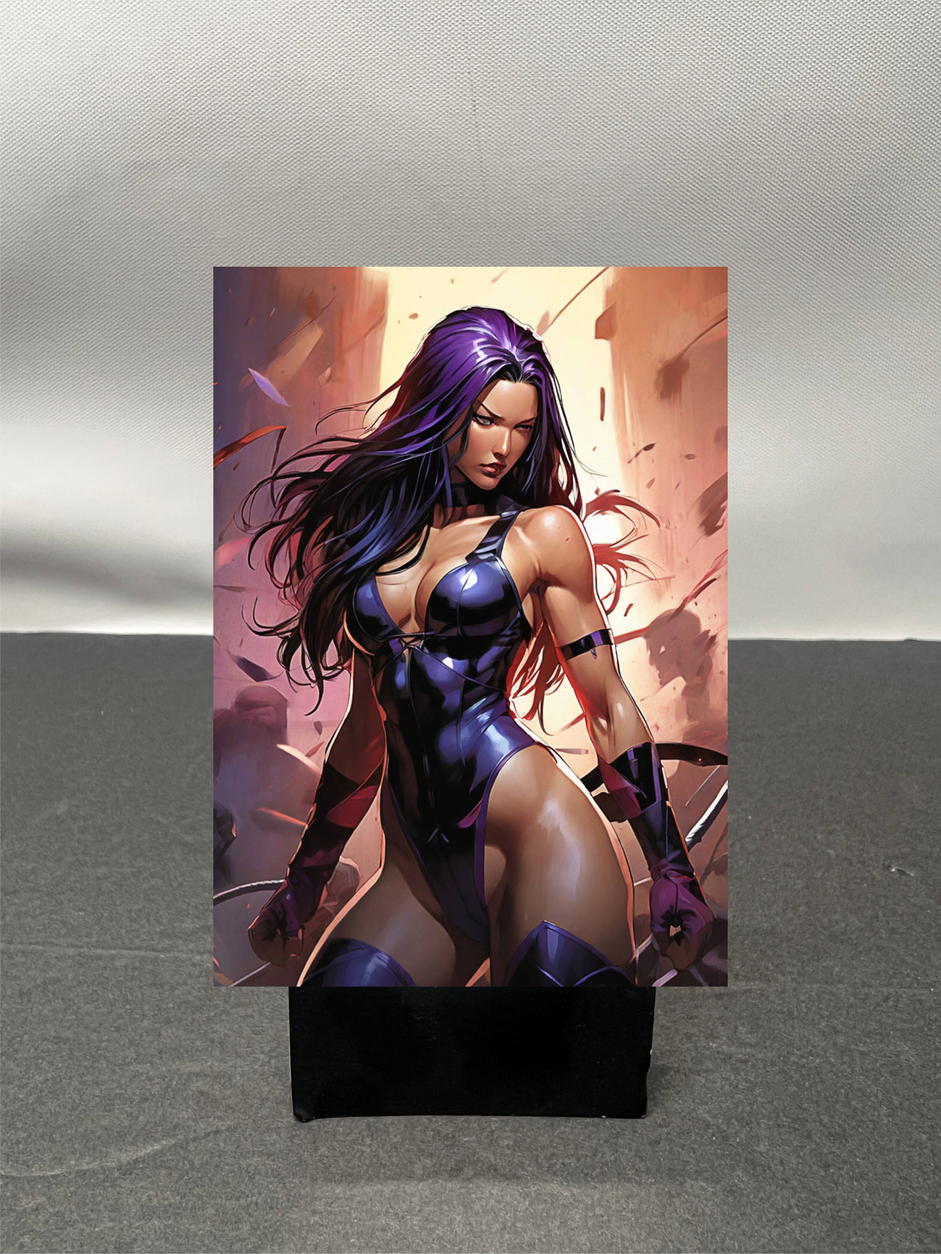 Psylocke Super Hero Custom Fan Art Trading Card c1118