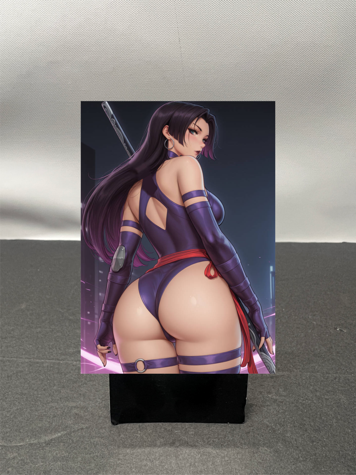 Psylocke Super Hero Custom Fan Art Trading Card c1128