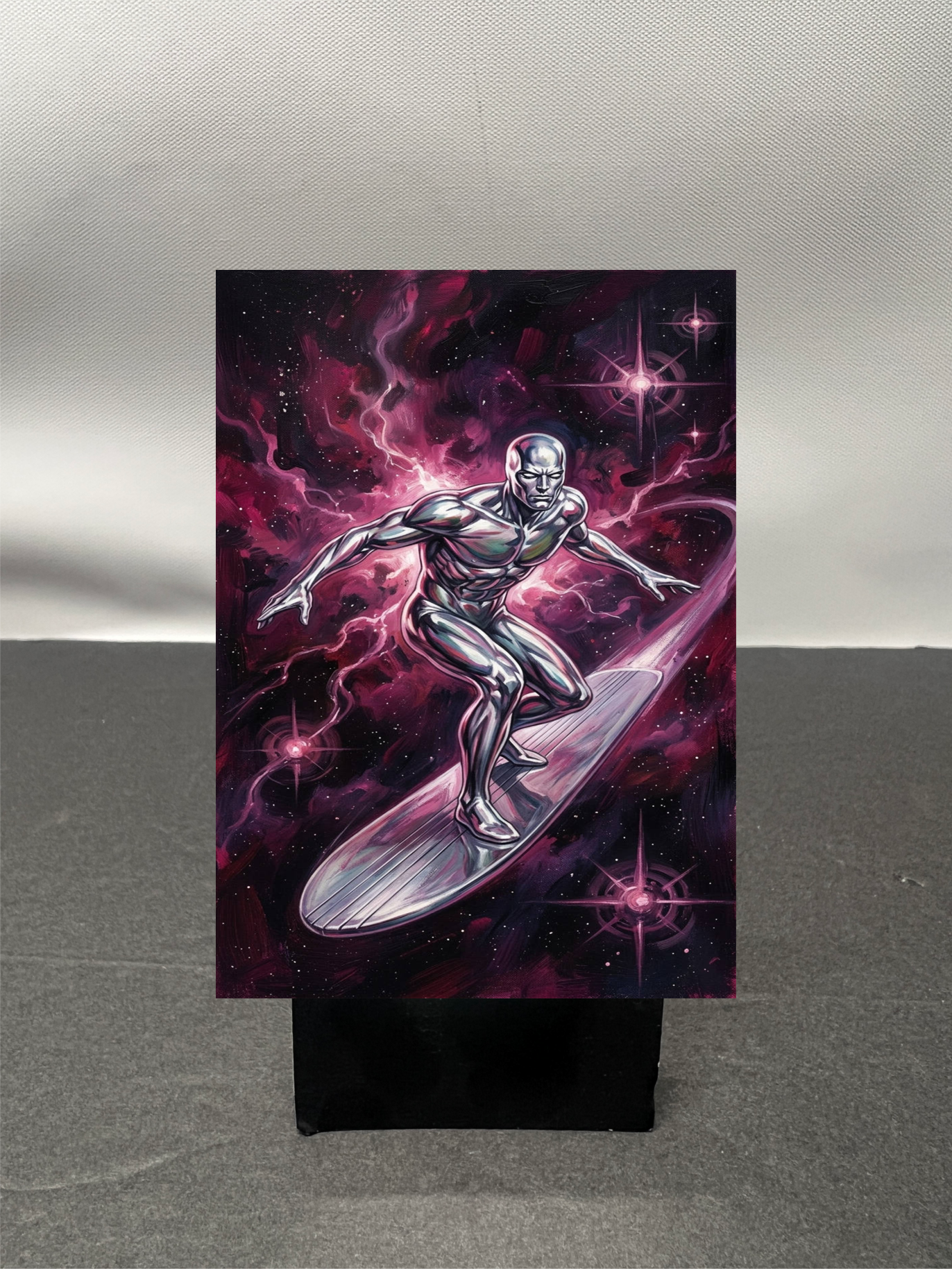 Silver Surfer Custom Fan Art Trading Card c1174