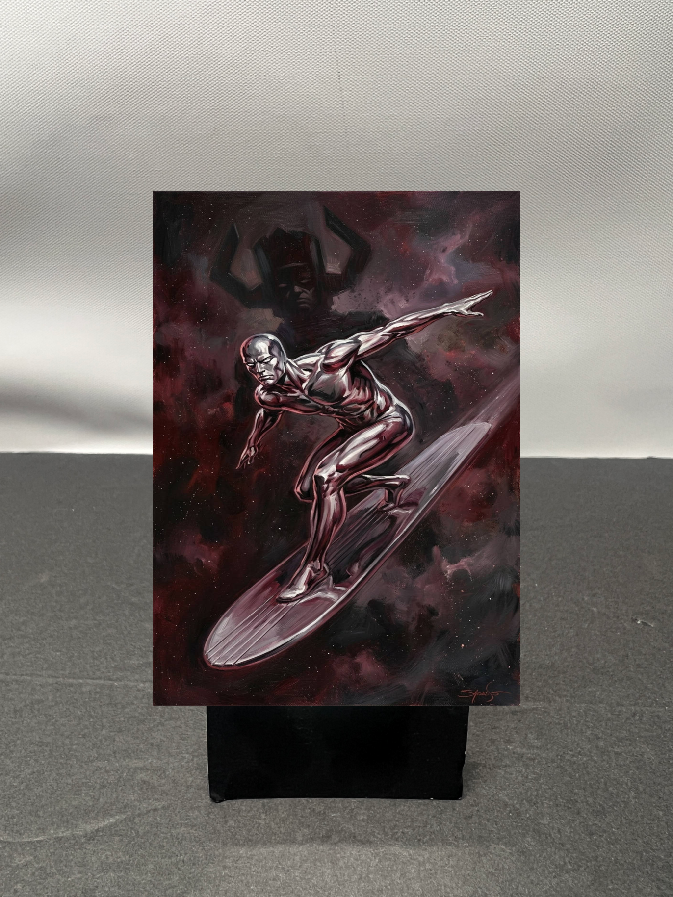 Silver Surfer Custom Fan Art Trading Card c1176