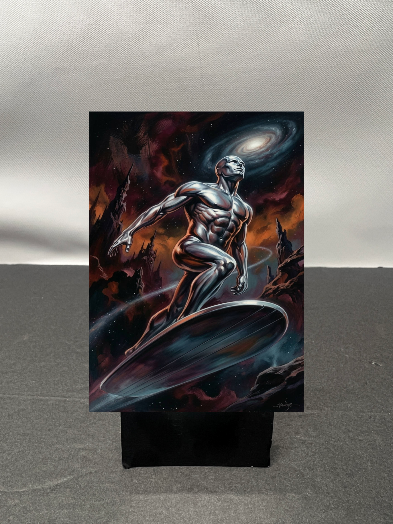 Silver Surfer Custom Fan Art Trading Card c1177