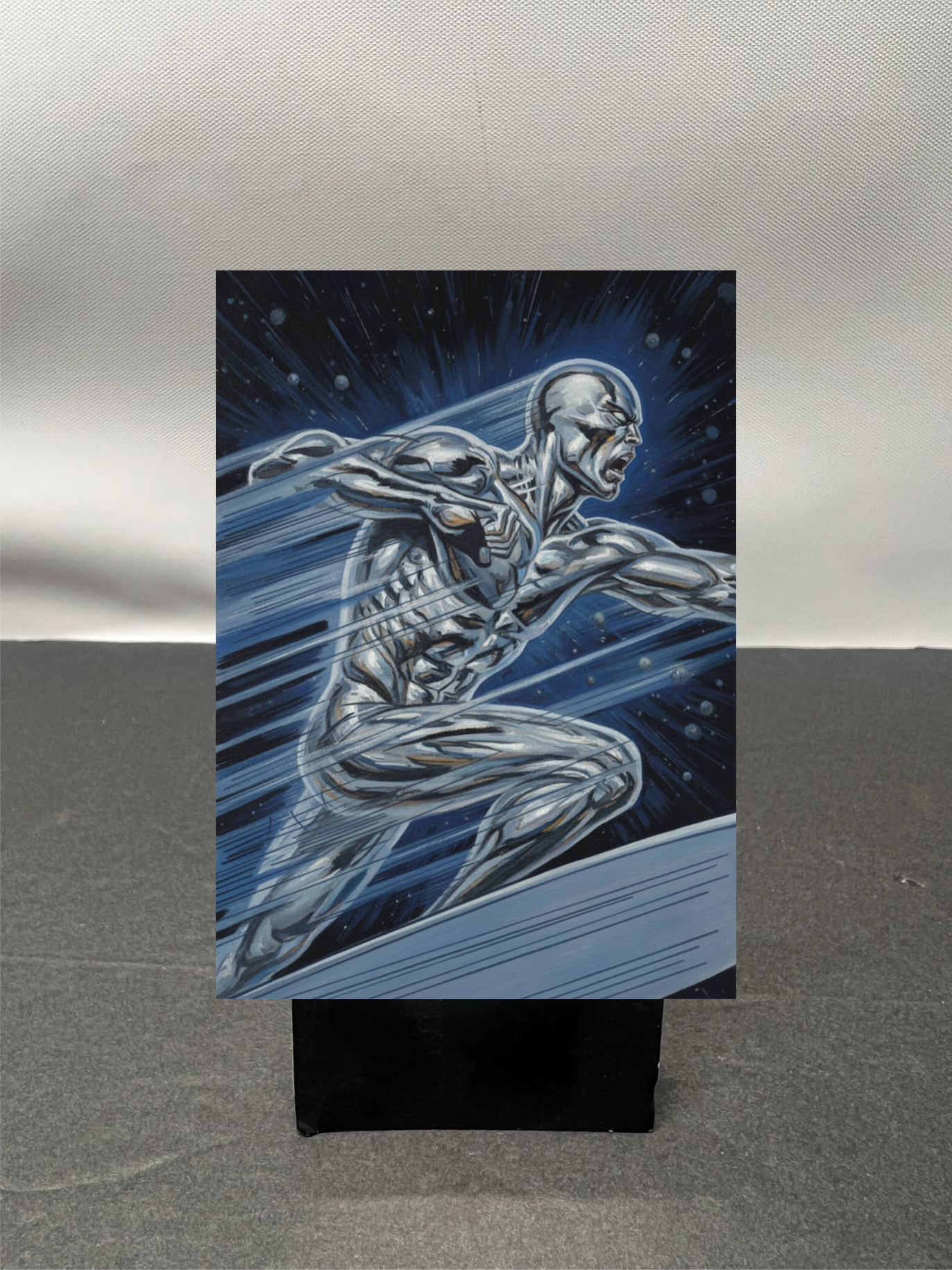 Silver Surfer Custom Fan Art Trading Card c1178