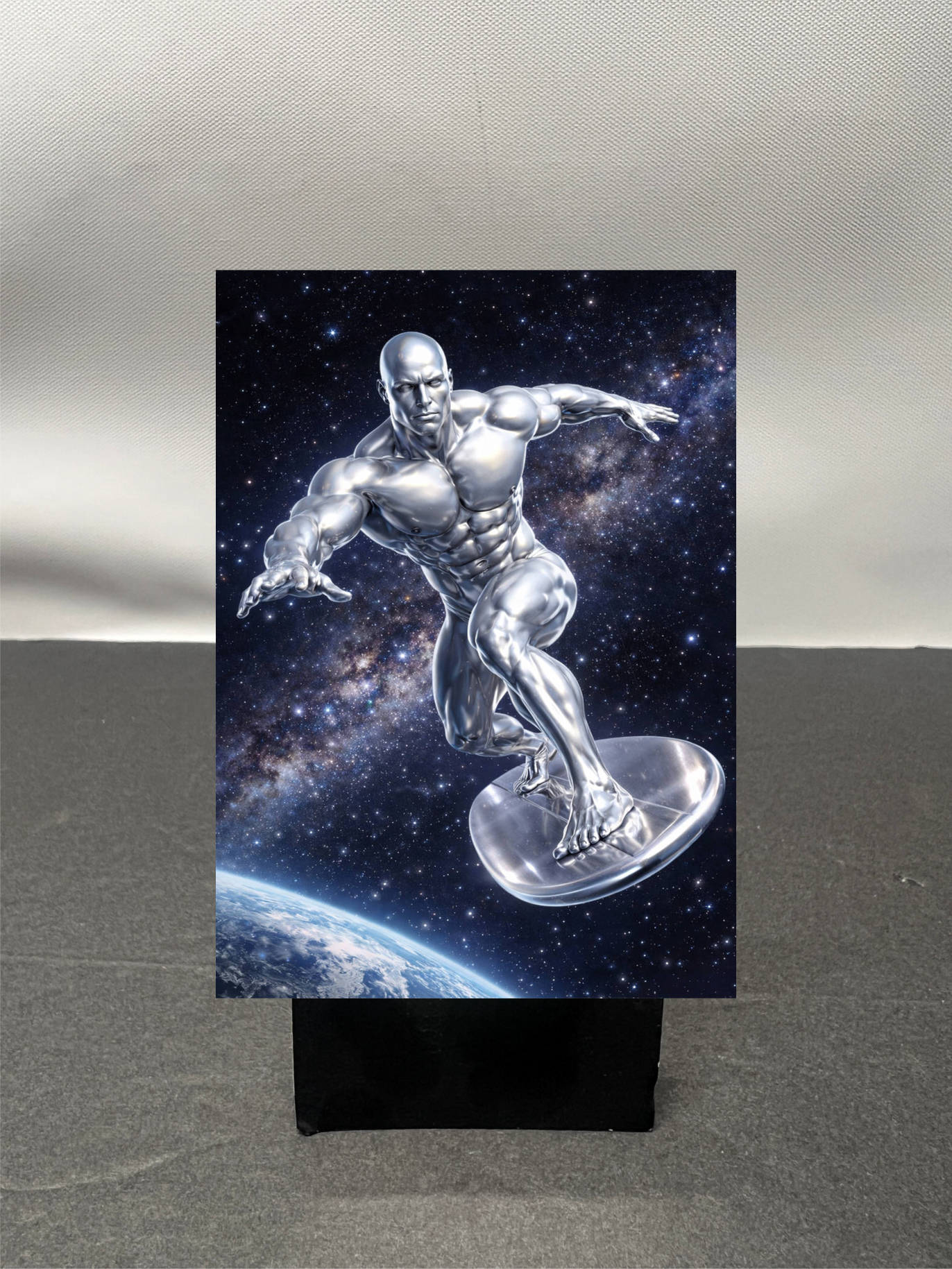 Silver Surfer Custom Fan Art Trading Card c1179