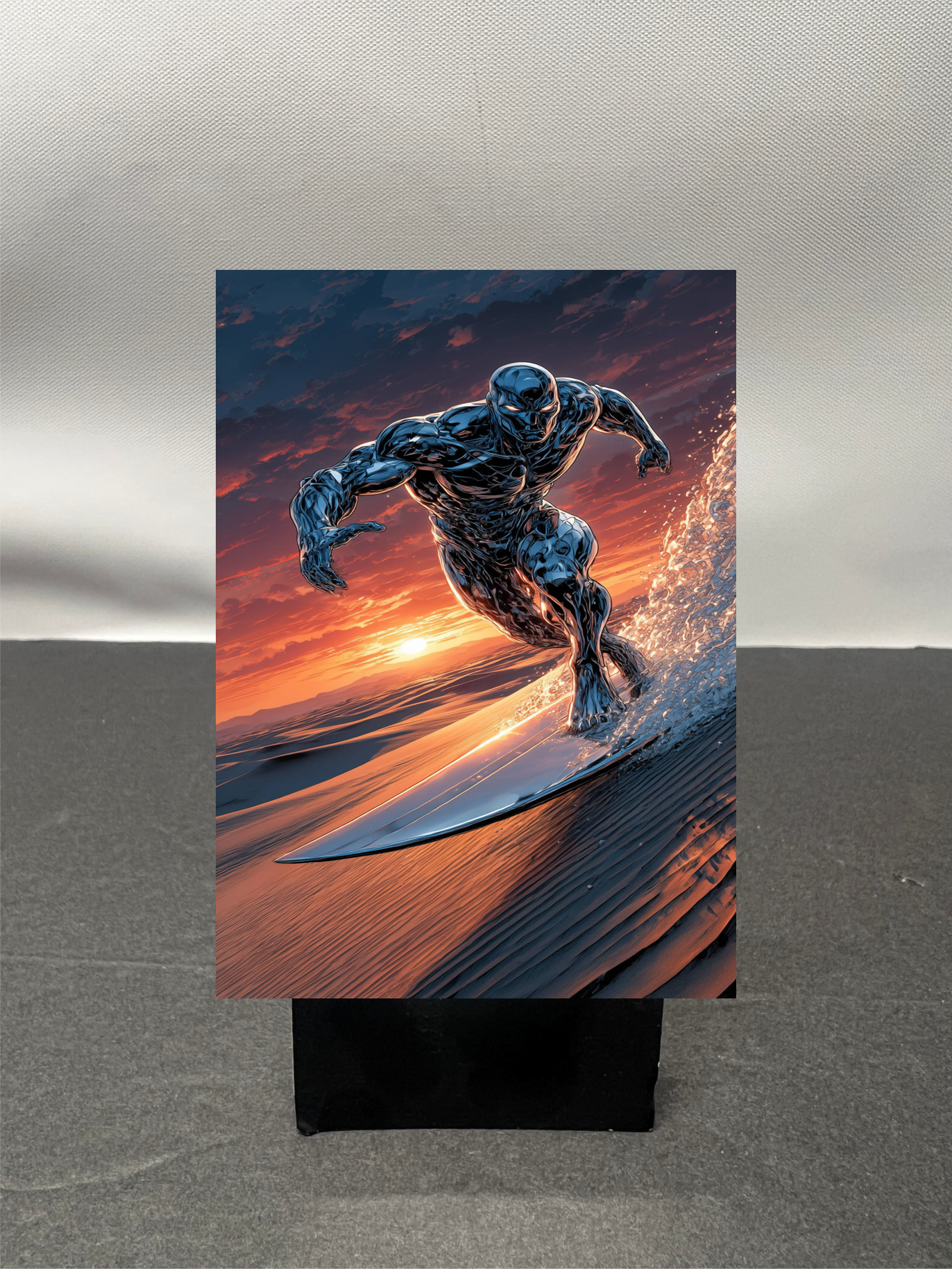 Silver Surfer Custom Fan Art Trading Card c1180