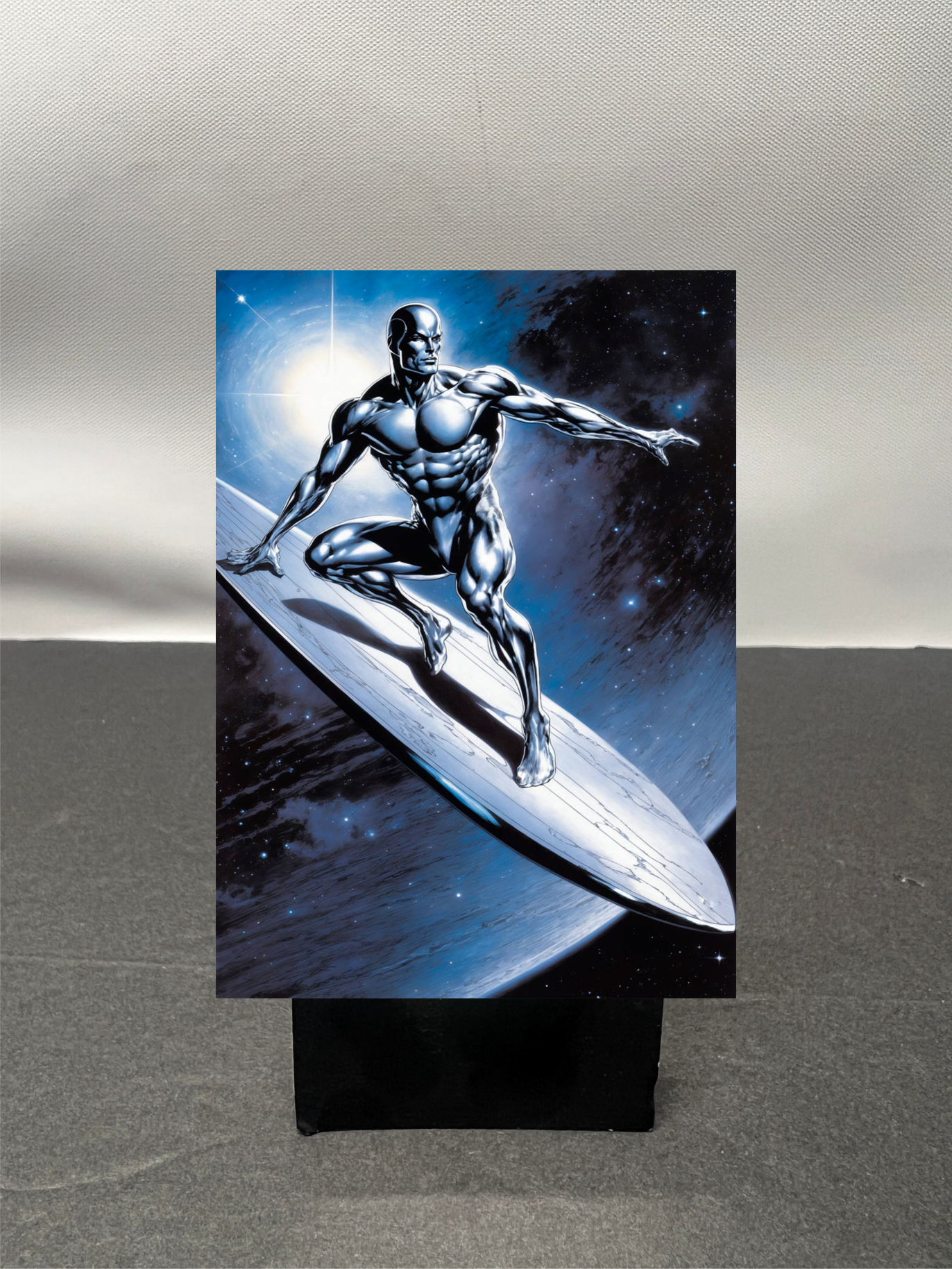 Silver Surfer Custom Fan Art Trading Card c1183