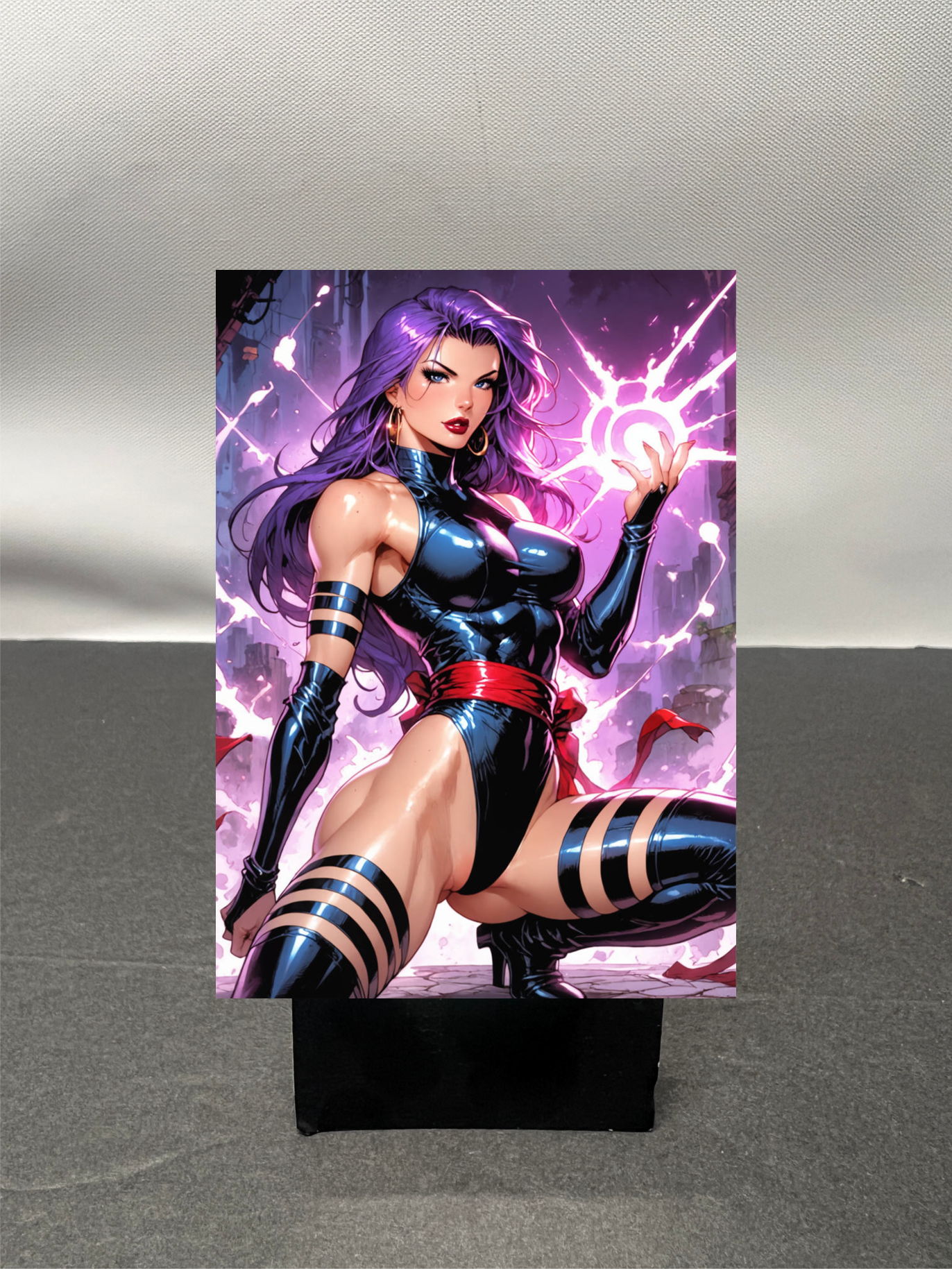 Psylocke Super Hero Custom Fan Art Trading Card c1220
