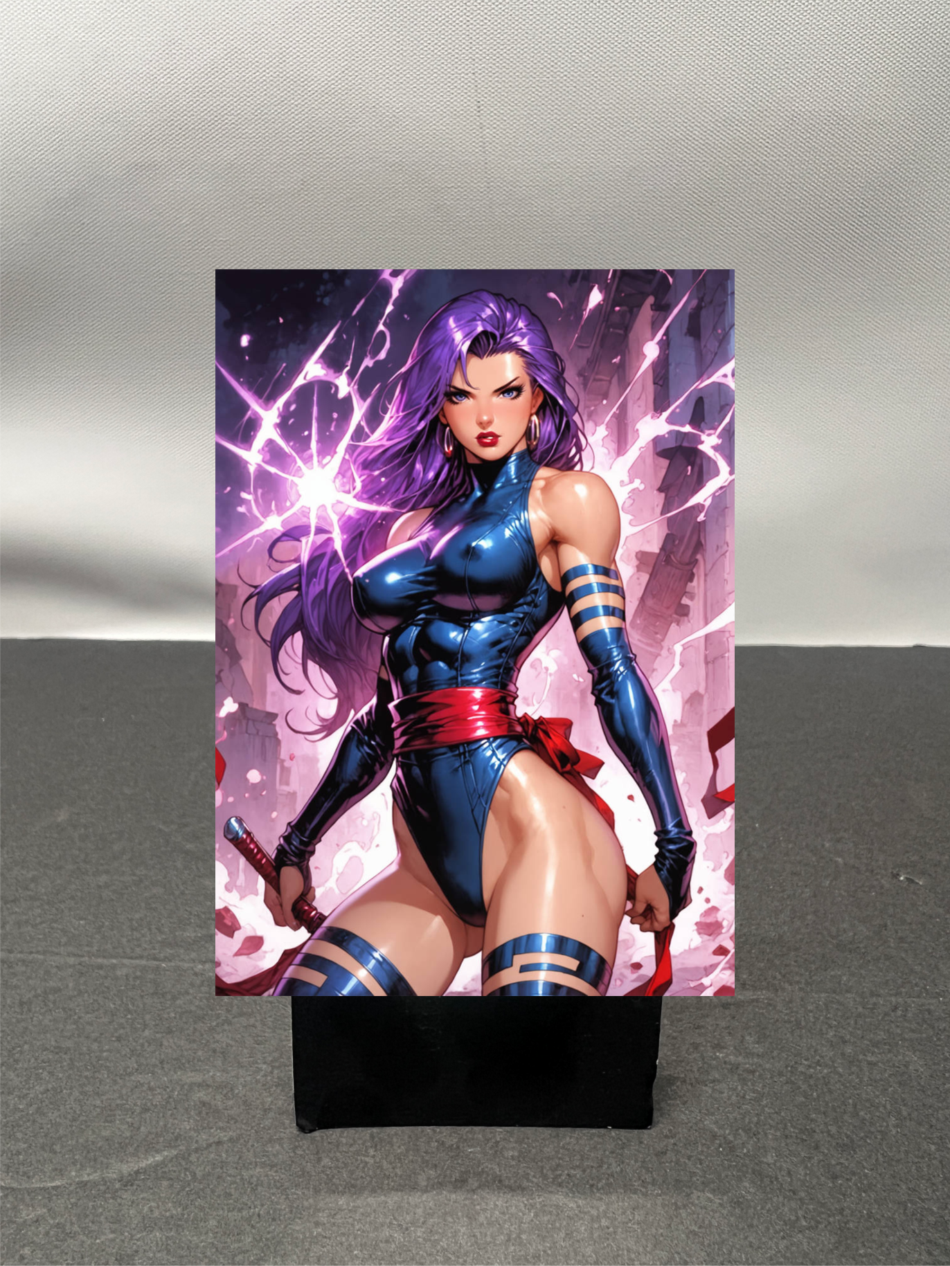 Psylocke Super Hero Custom Fan Art Trading Card c1221