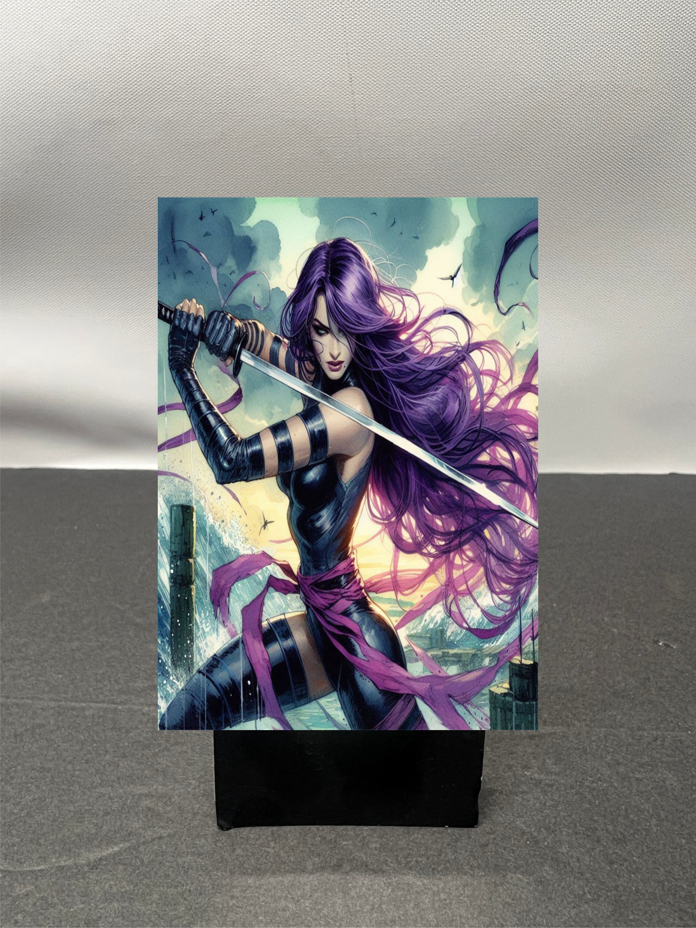 Psylocke Super Hero Custom Fan Art Trading Card c1231