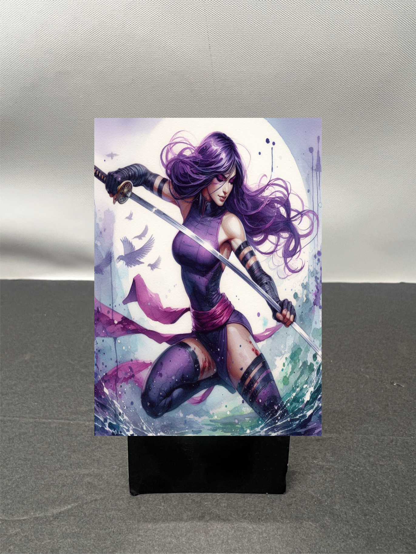 Psylocke Super Hero Custom Fan Art Trading Card c1232