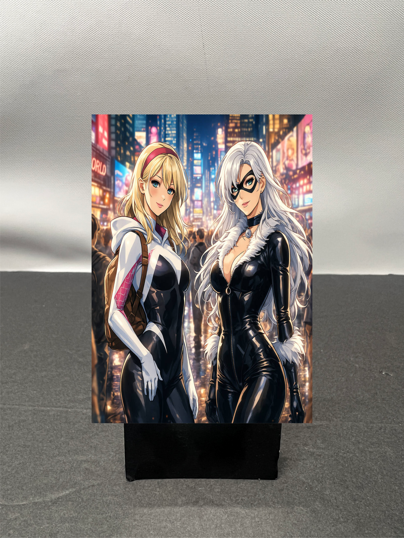 Black Cat Super Hero Custom Fan Art Trading Card c1235