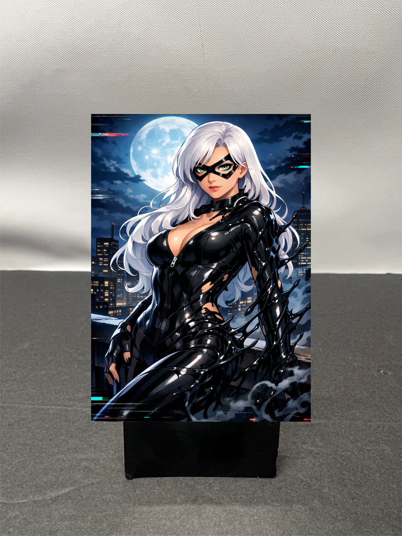 Black Cat Super Hero Custom Fan Art Trading Card c1238