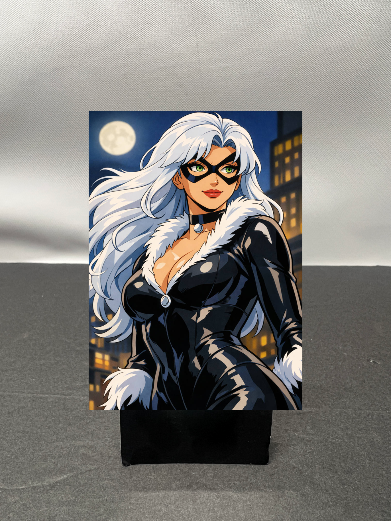 Black Cat Super Hero Custom Fan Art Trading Card c1239