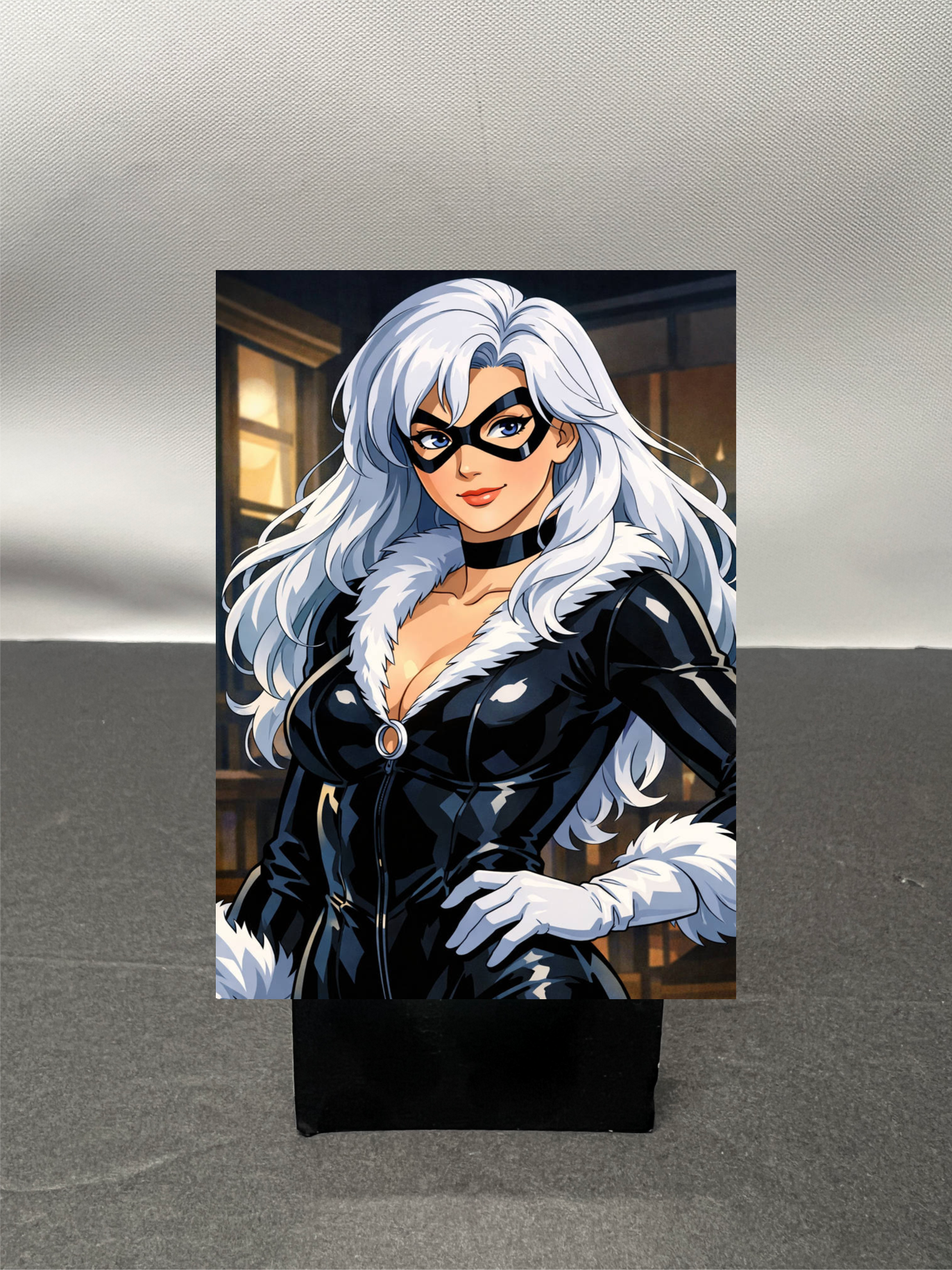 Black Cat Super Hero Custom Fan Art Trading Card c1243