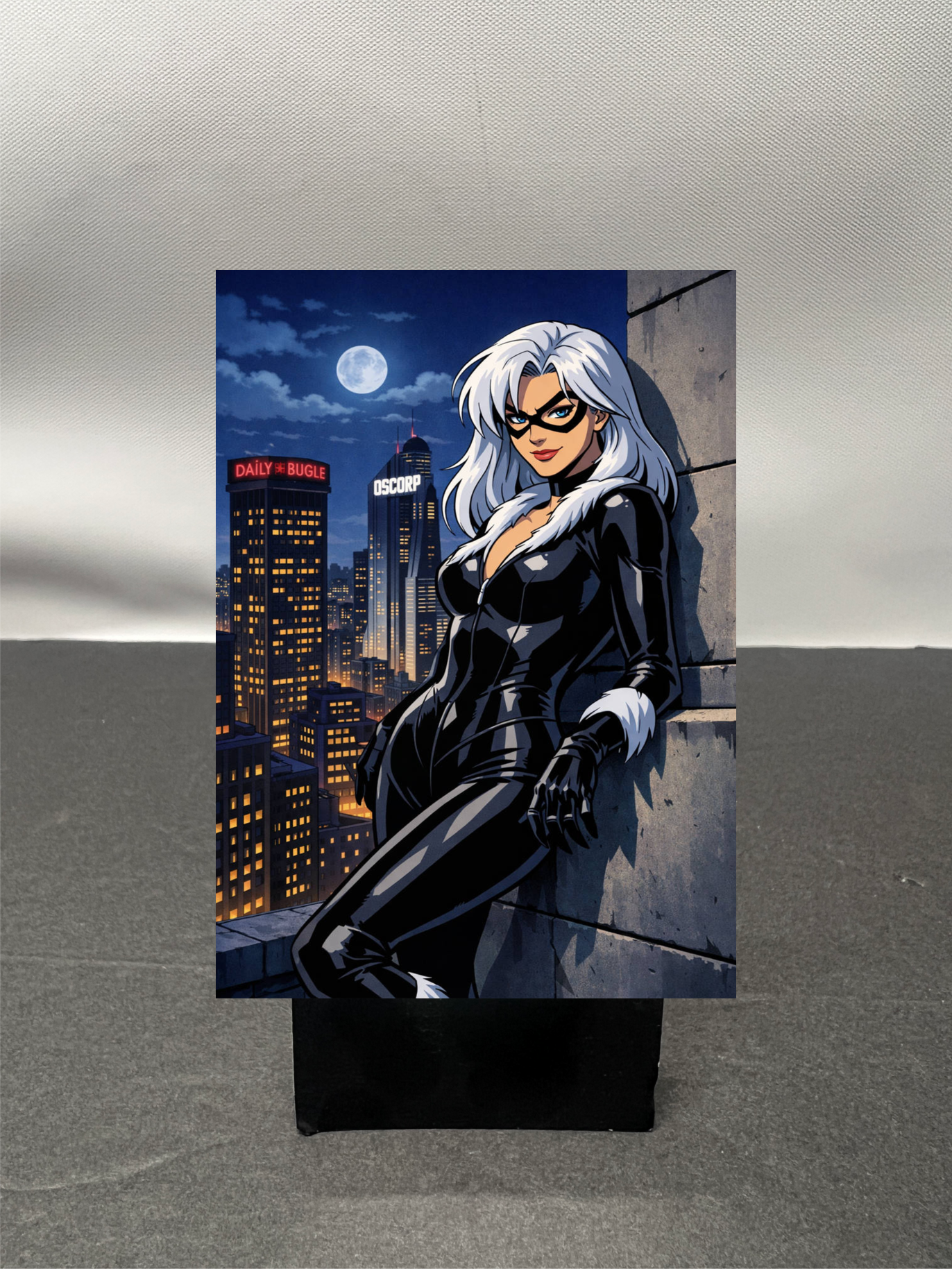 Black Cat Super Hero Custom Fan Art Trading Card c1245