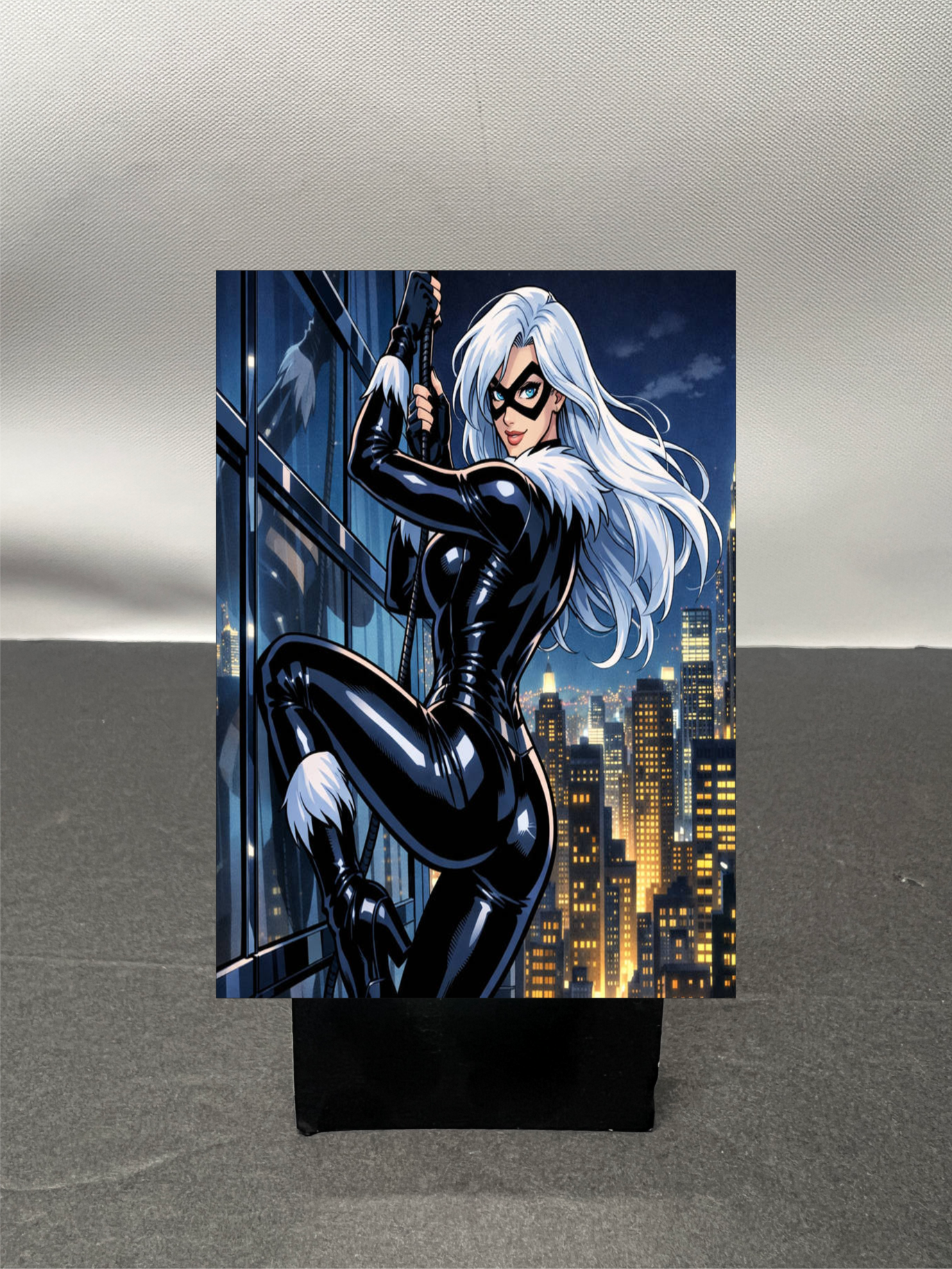 Black Cat Super Hero Custom Fan Art Trading Card c1247