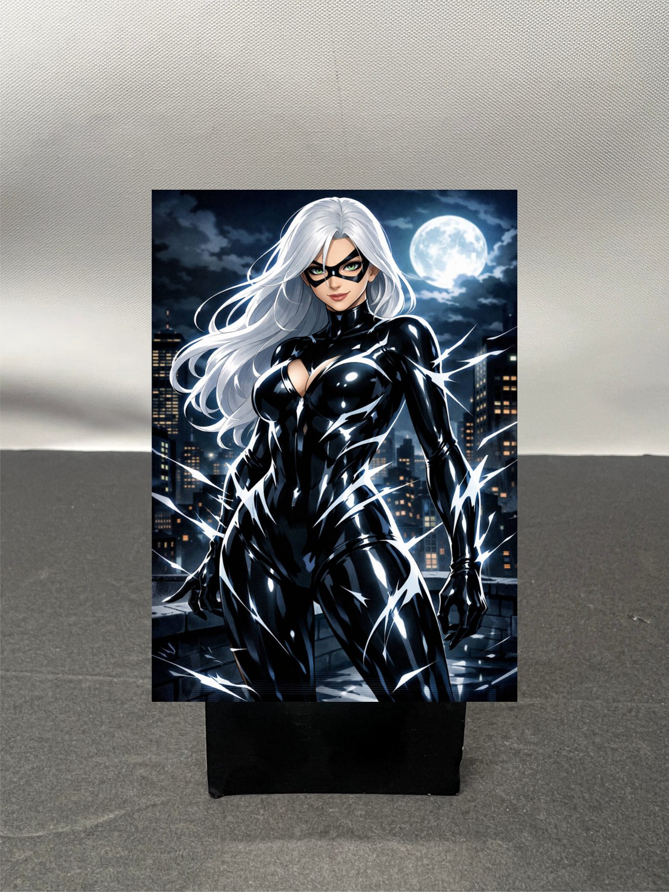 Black Cat Super Hero Custom Fan Art Trading Card c1248