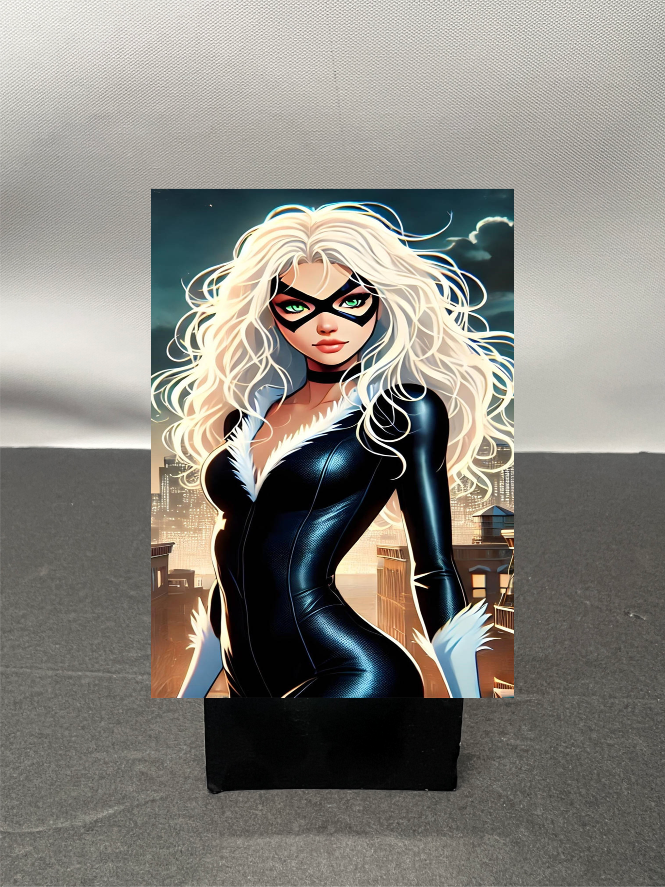 Black Cat Super Hero Custom Fan Art Trading Card c1251