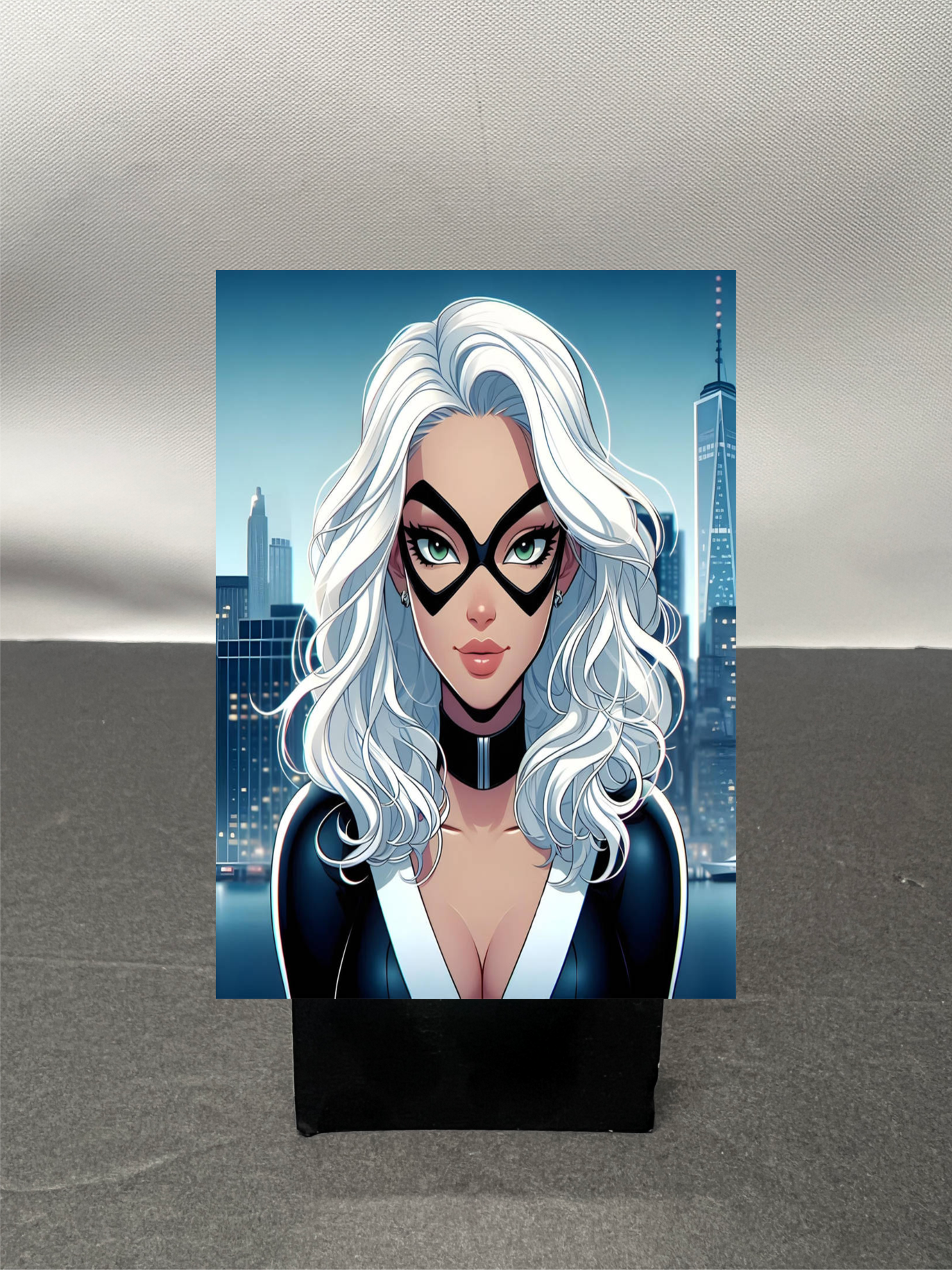 Black Cat Super Hero Custom Fan Art Trading Card c1252
