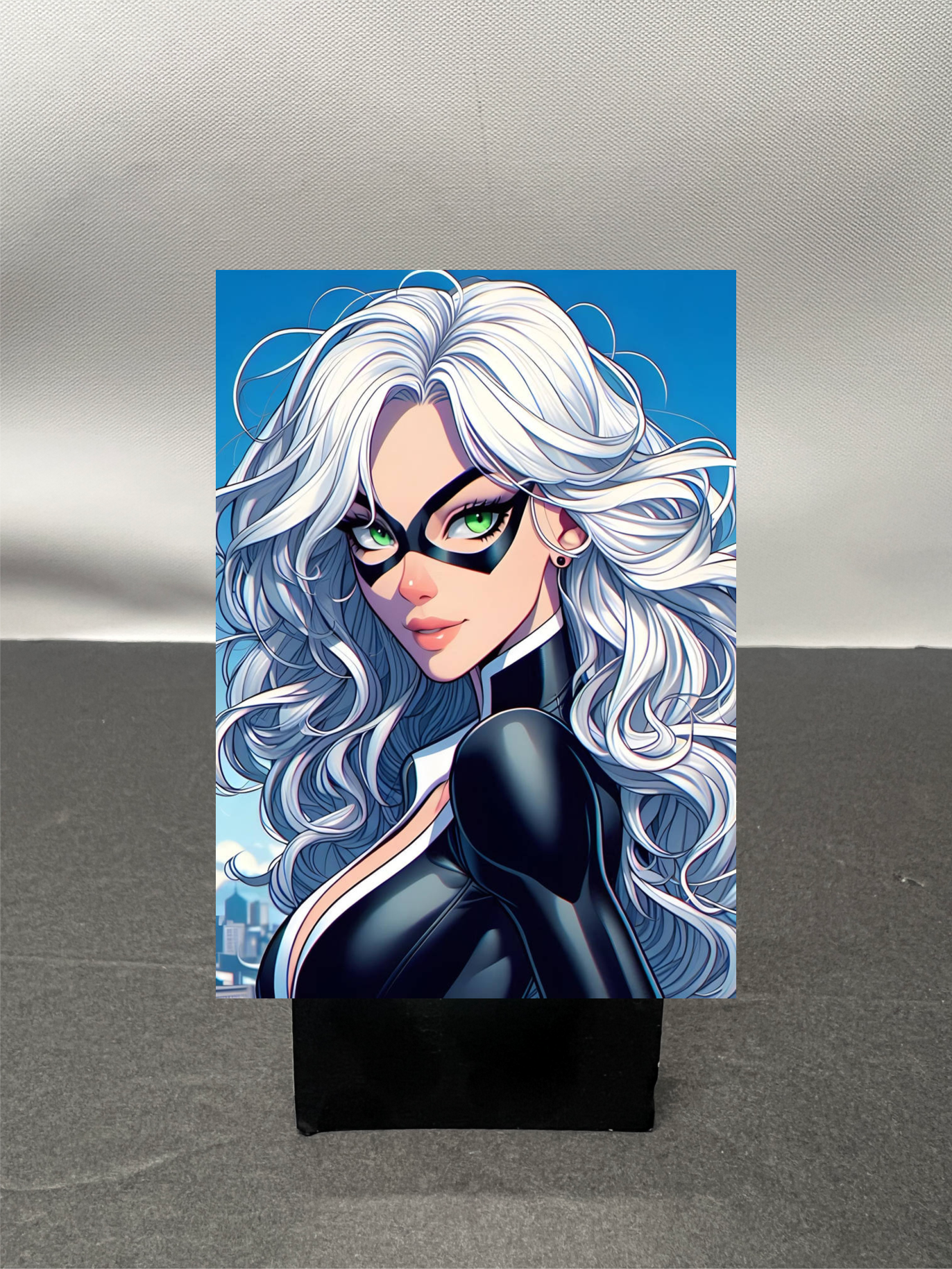 Black Cat Super Hero Custom Fan Art Trading Card c1254