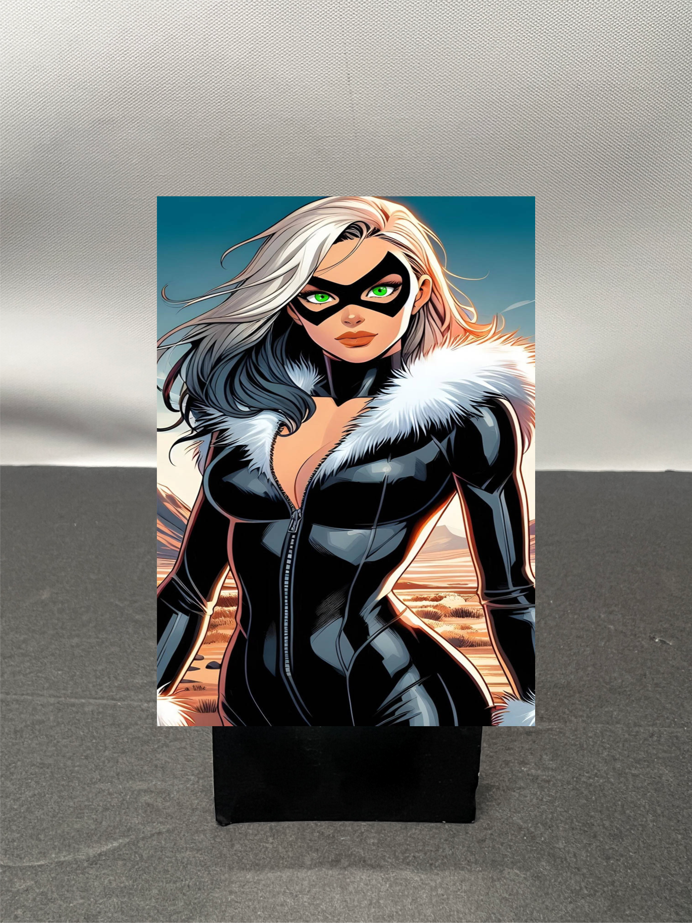 Black Cat Super Hero Custom Fan Art Trading Card c1257