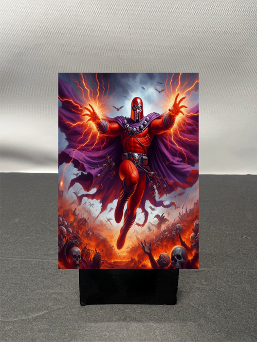 Magneto Super Hero Custom Fan Art Trading Card 1344