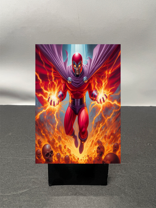 Magneto Super Hero Custom Fan Art Trading Card 1345