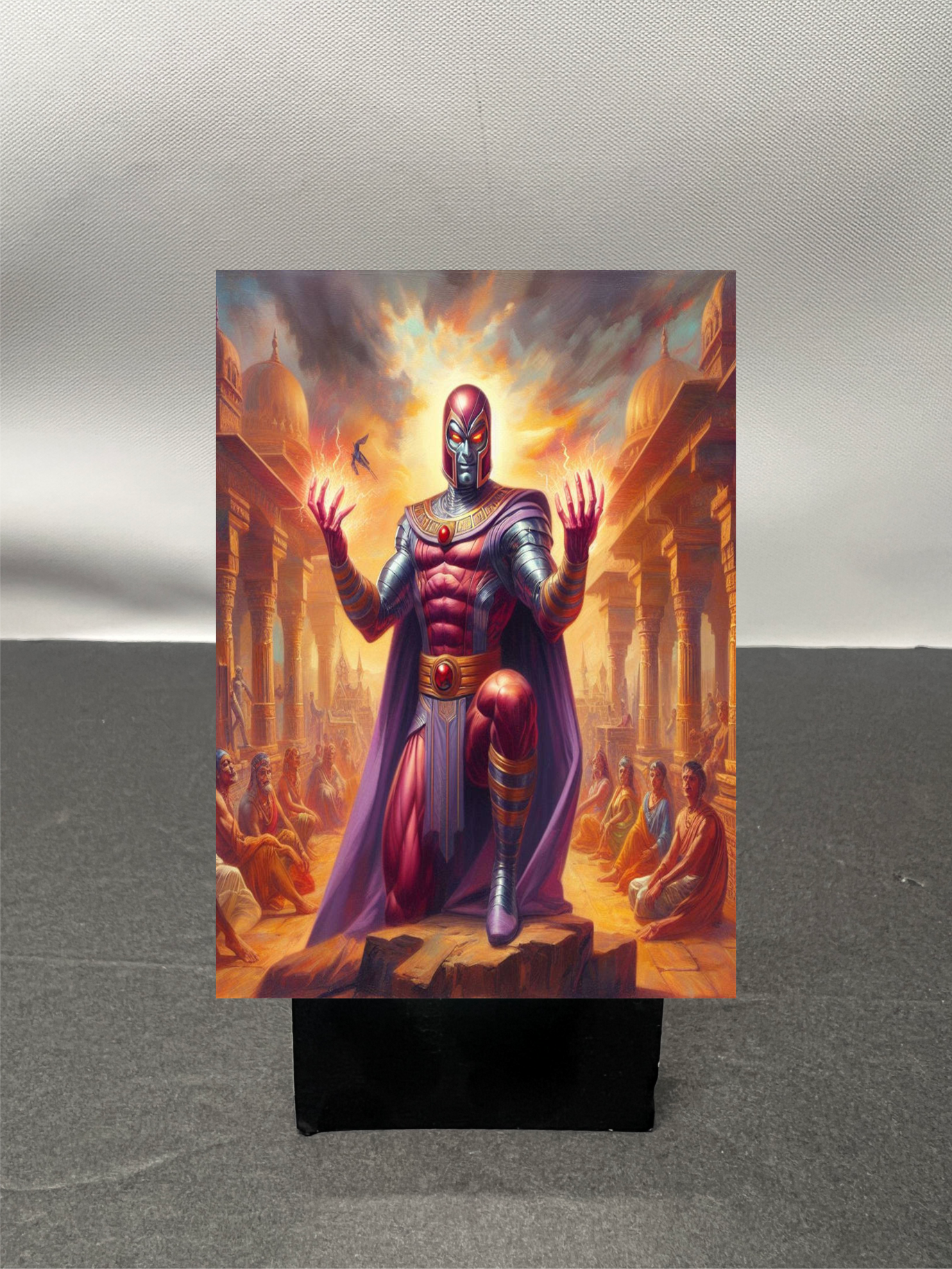 Magneto Super Hero Custom Fan Art Trading Card 1346
