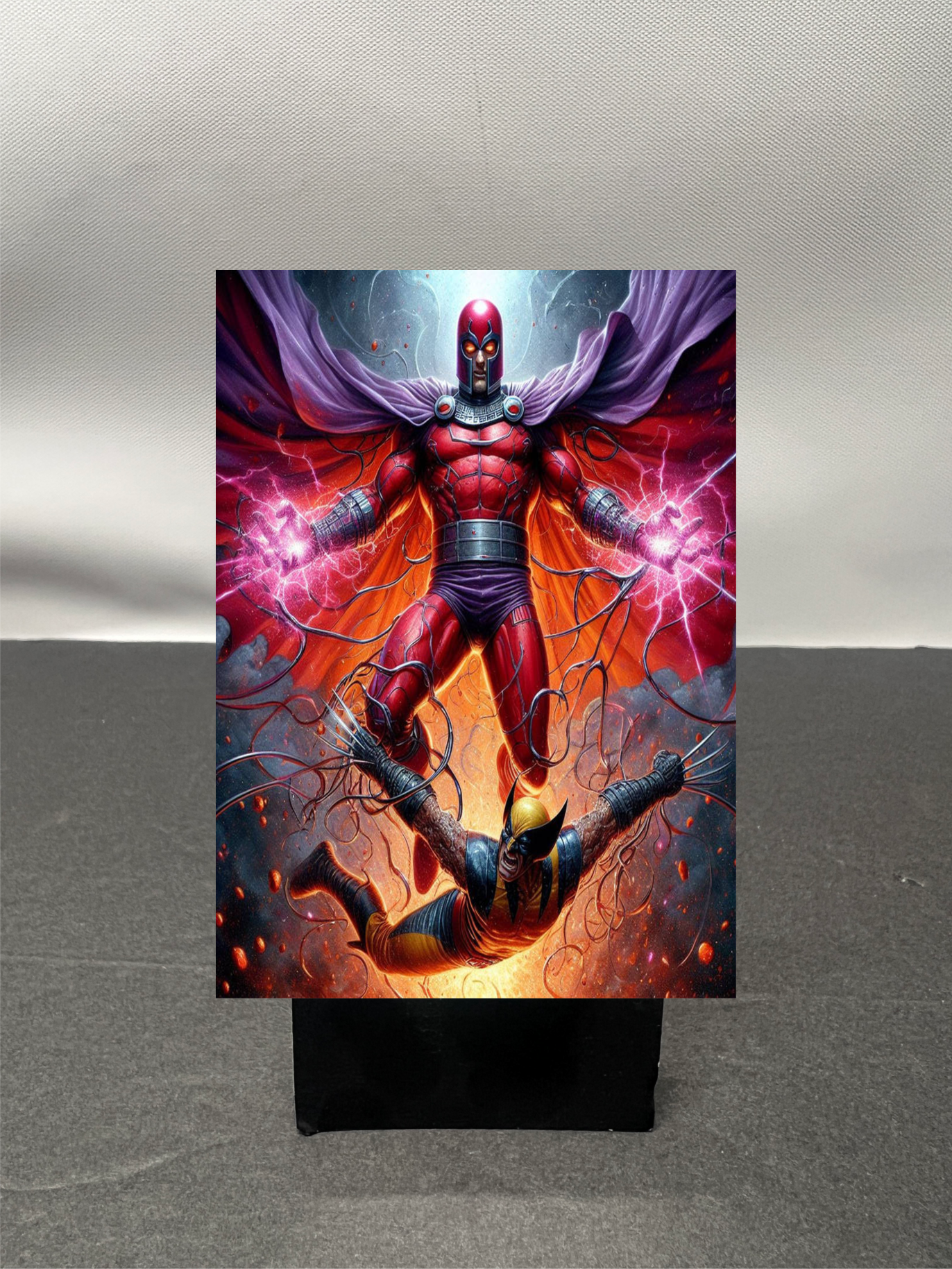 Magneto Super Hero Custom Fan Art Trading Card 1349