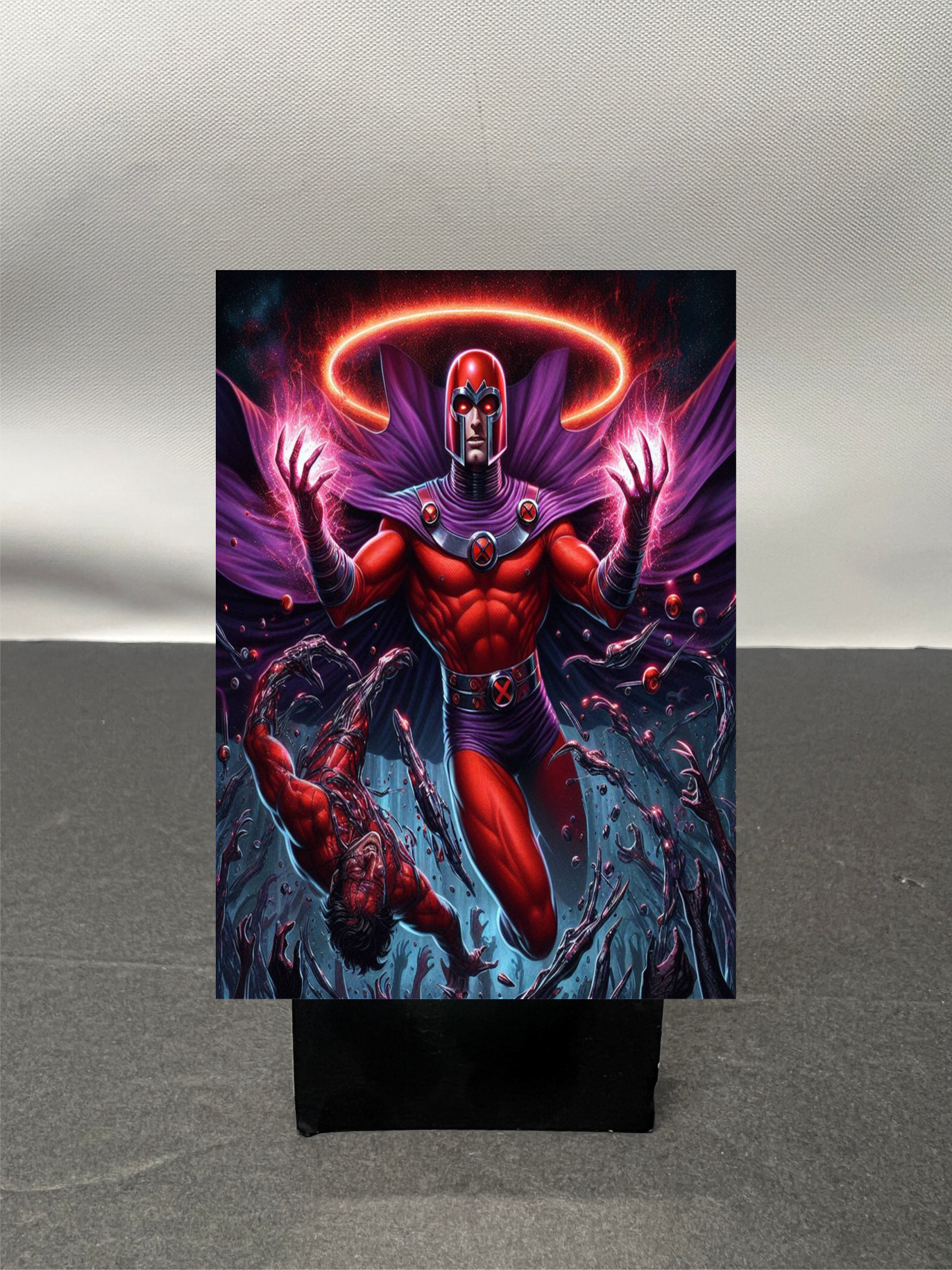 Magneto Super Hero Custom Fan Art Trading Card 1350