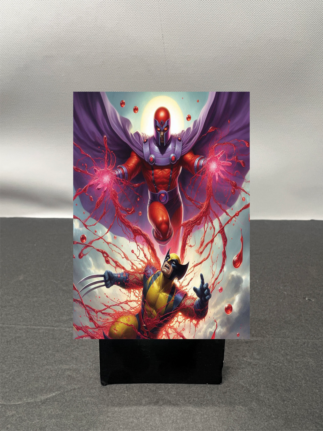Magneto Super Hero Custom Fan Art Trading Card 1352