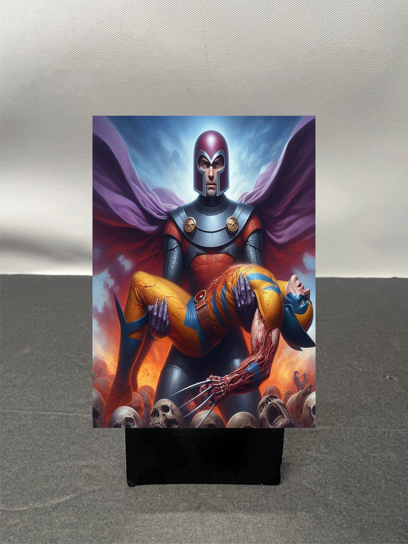 Magneto Super Hero Custom Fan Art Trading Card 1354