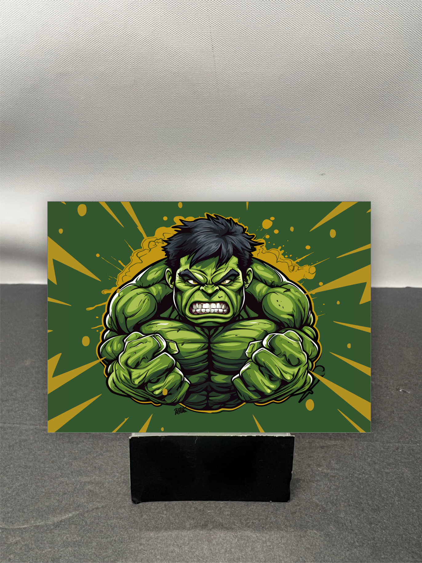 Hulk Super Hero Custom Fan Art Trading Card c317