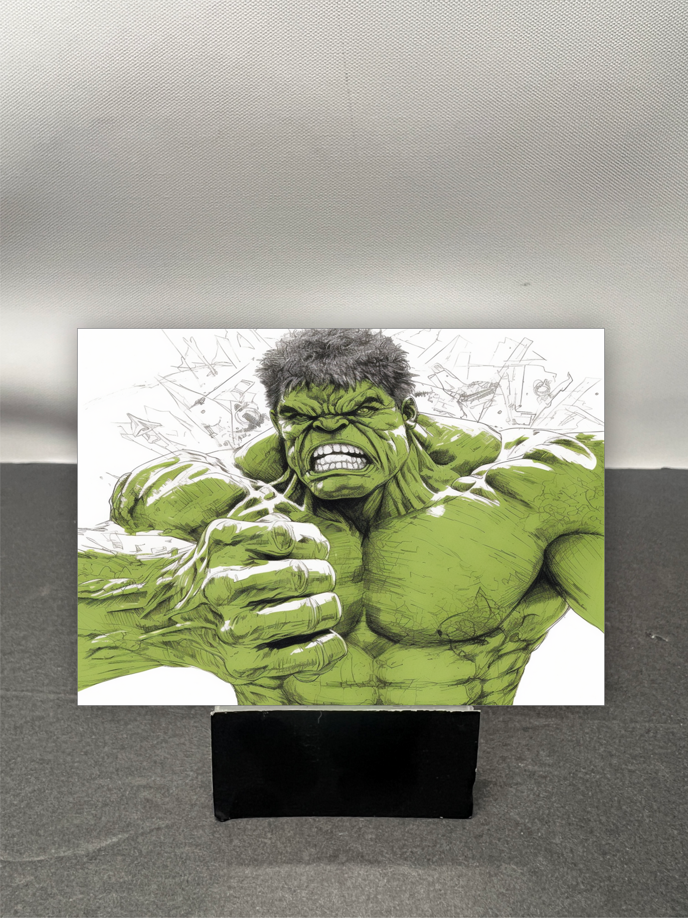 Hulk Super Hero Custom Fan Art Trading Card c389