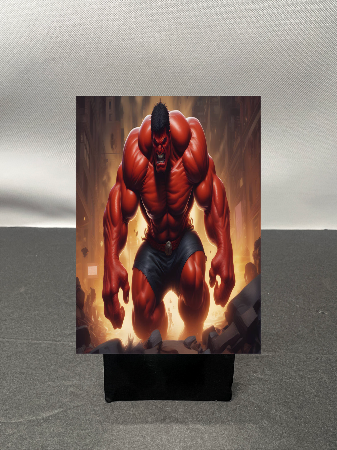 Hulk Super Hero Custom Fan Art Trading Card c972