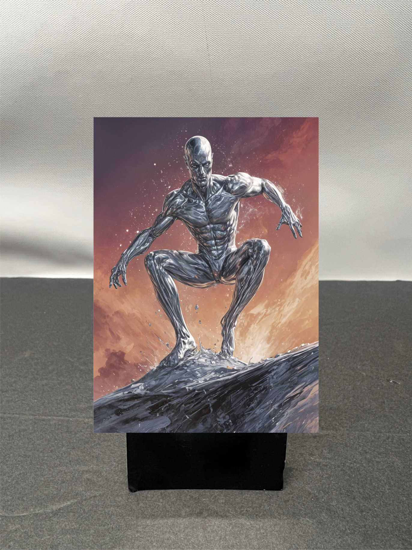 Silver Surfer Custom Fan Art Trading Card c978