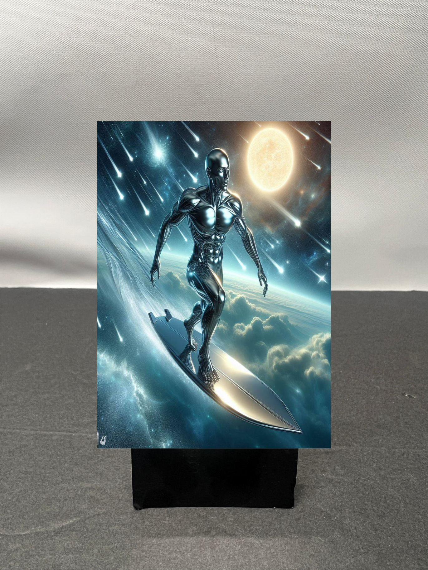 Silver Surfer Custom Fan Art Trading Card c989