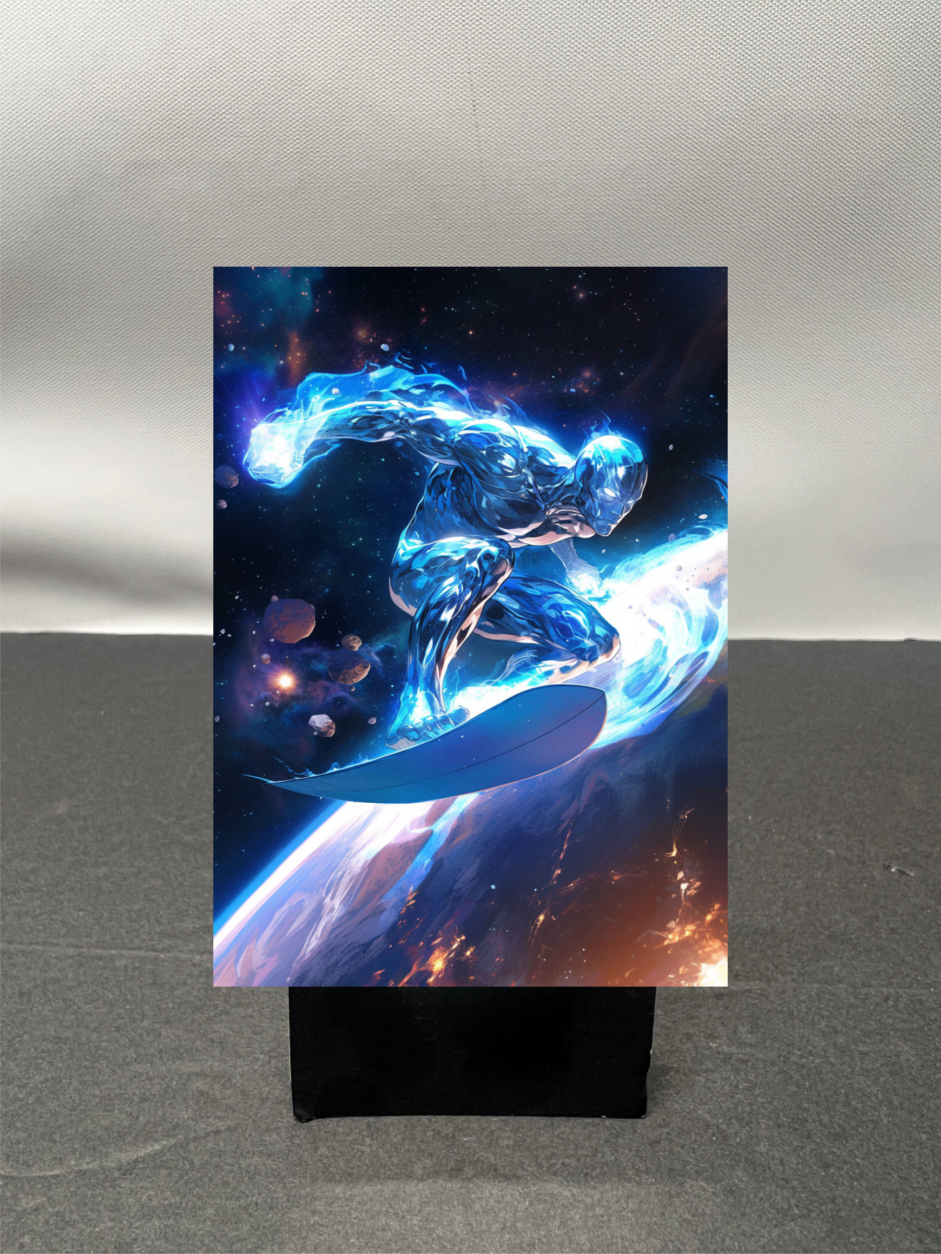 Silver Surfer Custom Fan Art Trading Card c991
