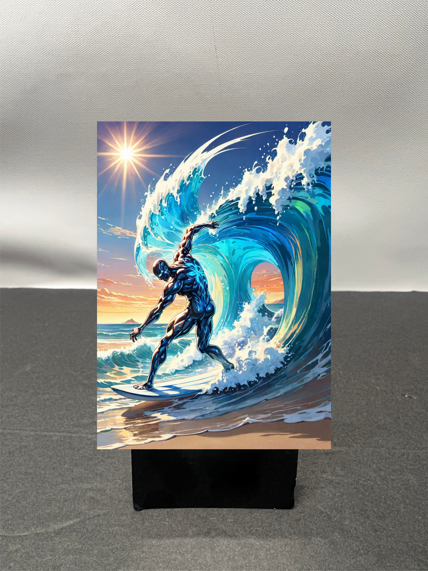 Silver Surfer Custom Fan Art Trading Card c993