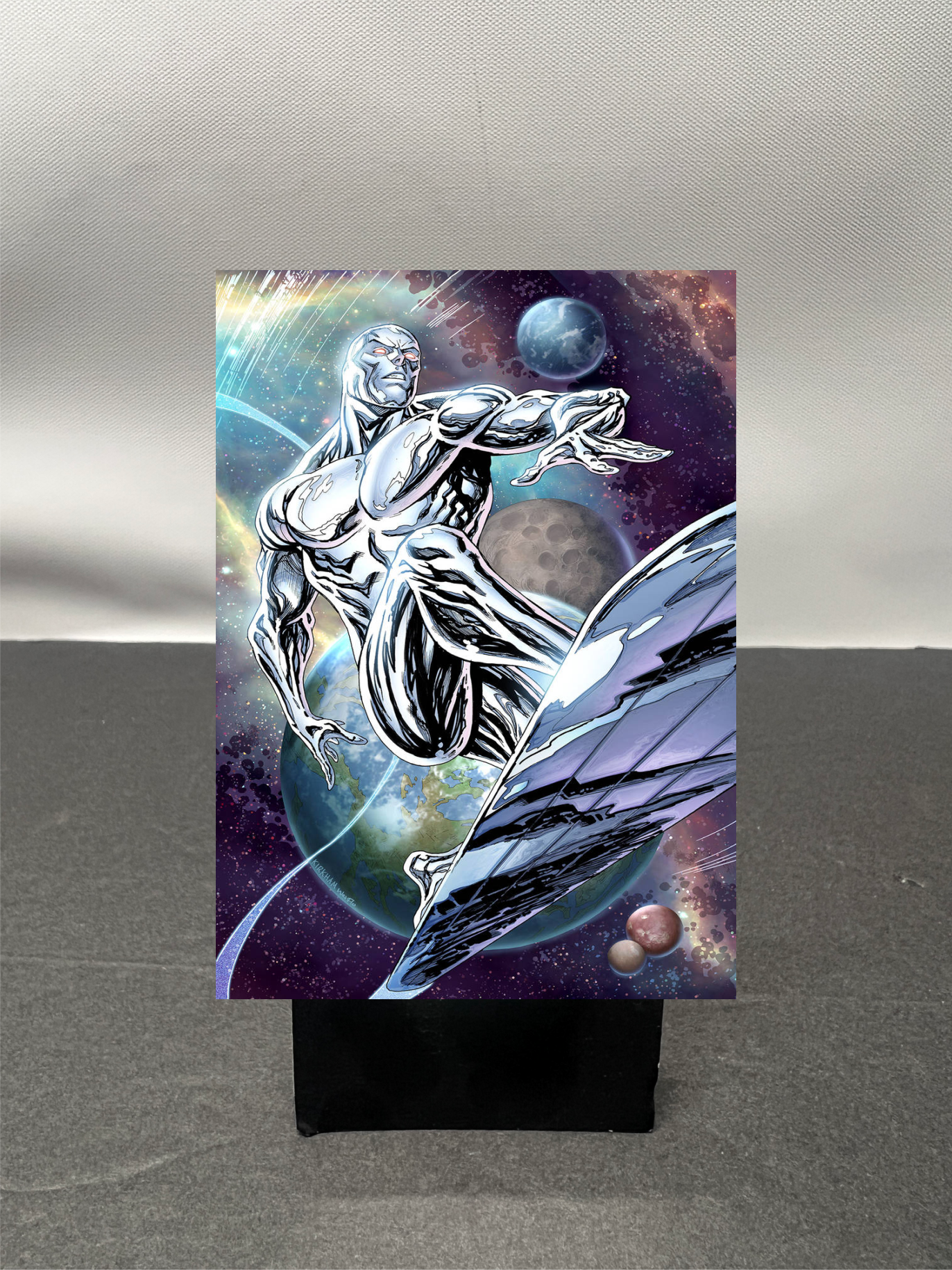 Silver Surfer Custom Fan Art Trading Card c995