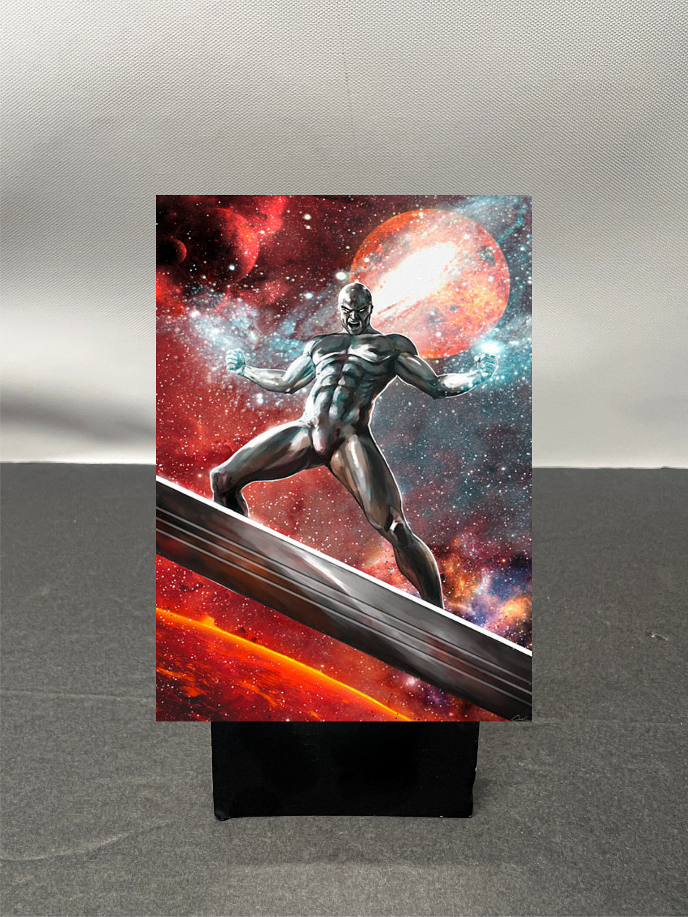 Silver Surfer Custom Fan Art Trading Card c997